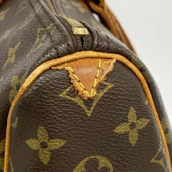 LOUIS VUITTON Brown Monogram Boston Bag - Picture 6 of 13
